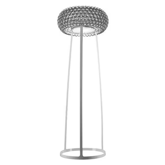 Caboche Grande Metal Base Floor Lamp with Circular Shaped Diffuser