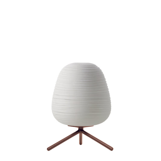 Rituals 3 On/Off Satin Glass Table Lamp with Coated Metal