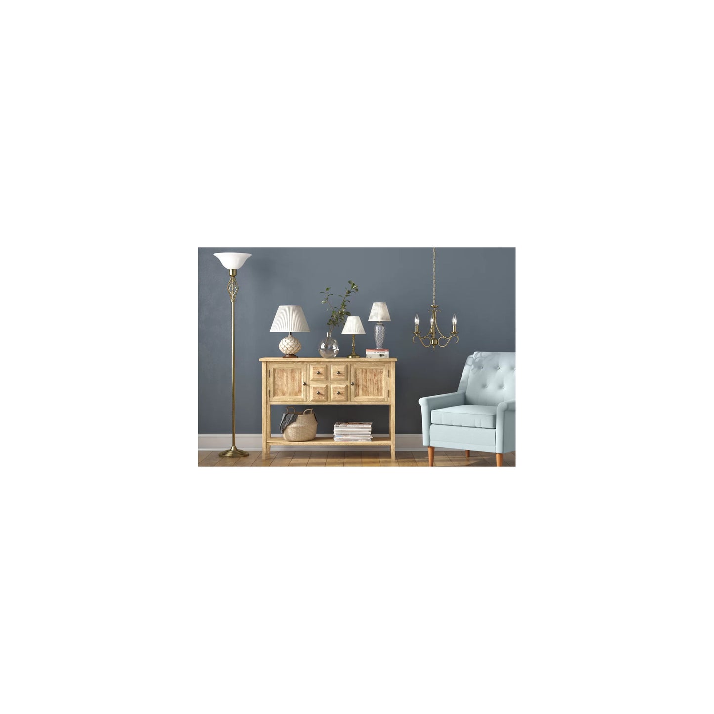 Layer Table Lamp Cream complete with Shade