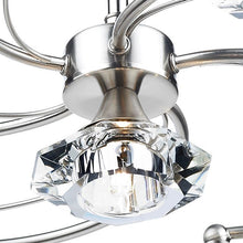 Dar Luther 6lt Semi-Flush Ceiling Light