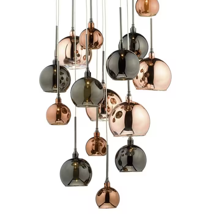 Aurelia 15-Light Spiral Pendant