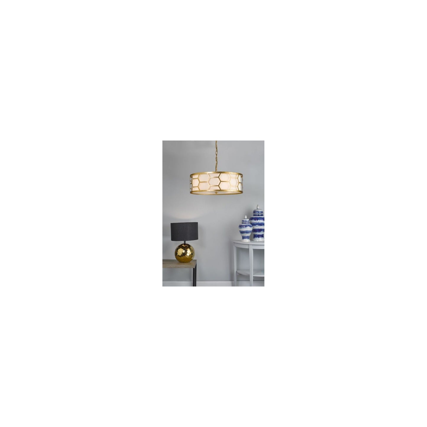 Epstein 4-Light Pendant Gold