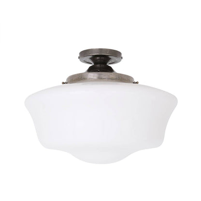 Mullan Lighting Schoolhouse Semi-Flush Ceiling Light
