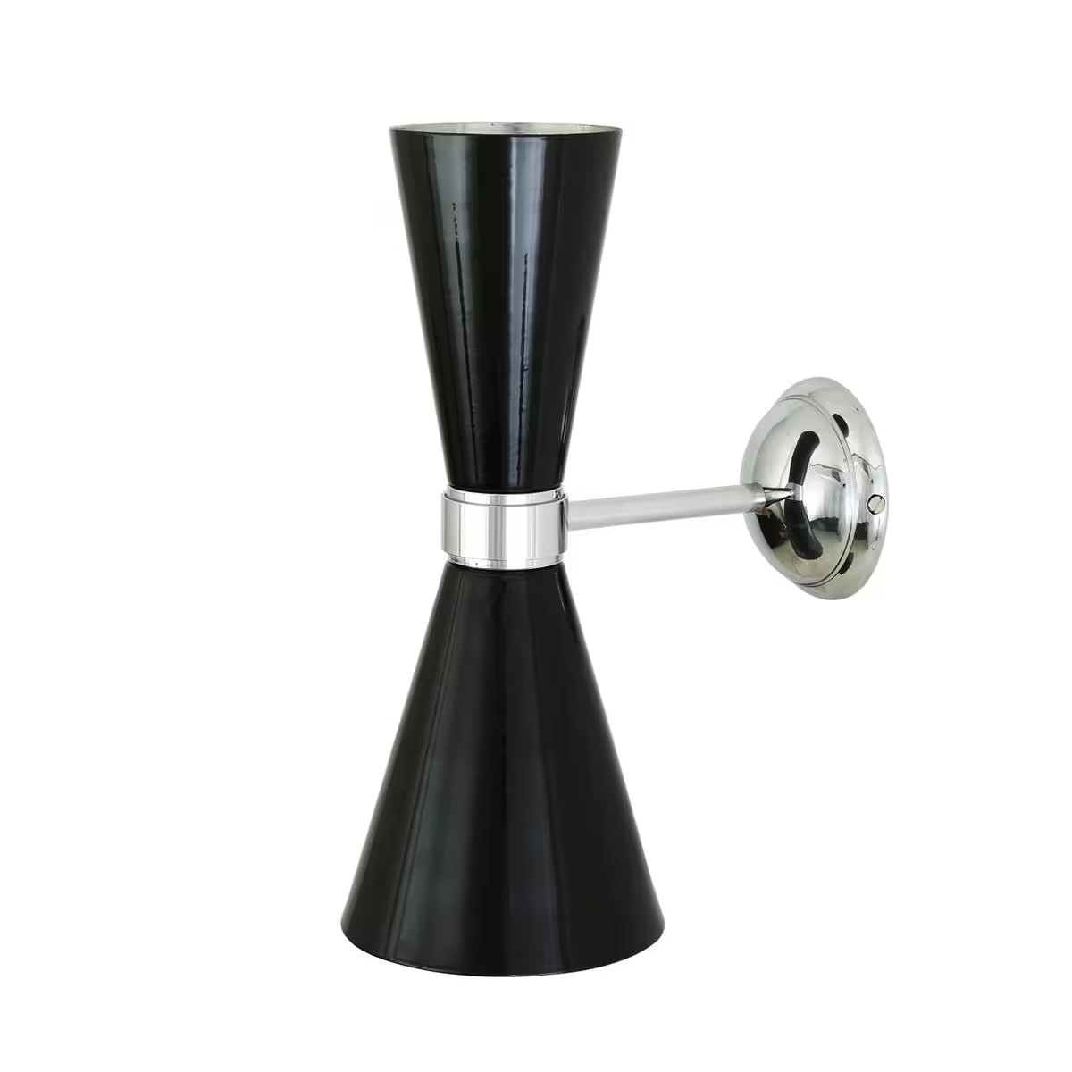 Cairo Mid-Century Double Cone Wall Light