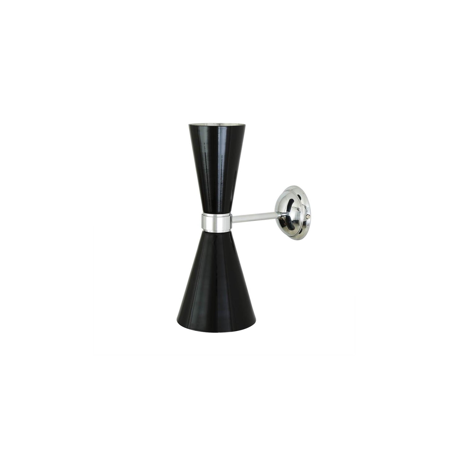 Cairo Mid-Century Double Cone Wall Light