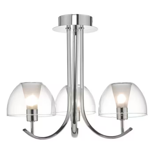 Duana 3-Light LED Semi Flush