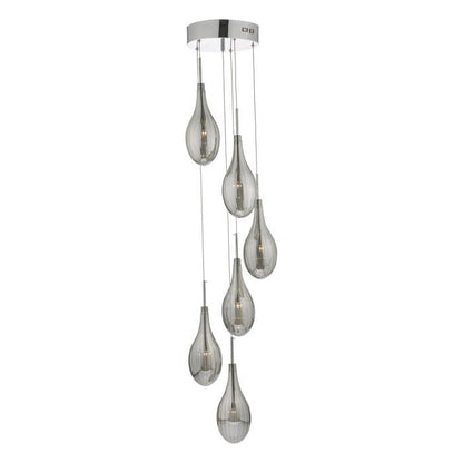 Dar Seta 6-Light Cluster Pendant