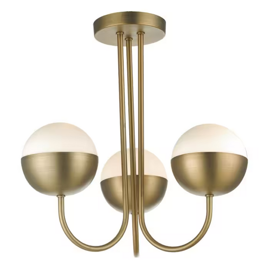 Andre 3-Light Semi Flush