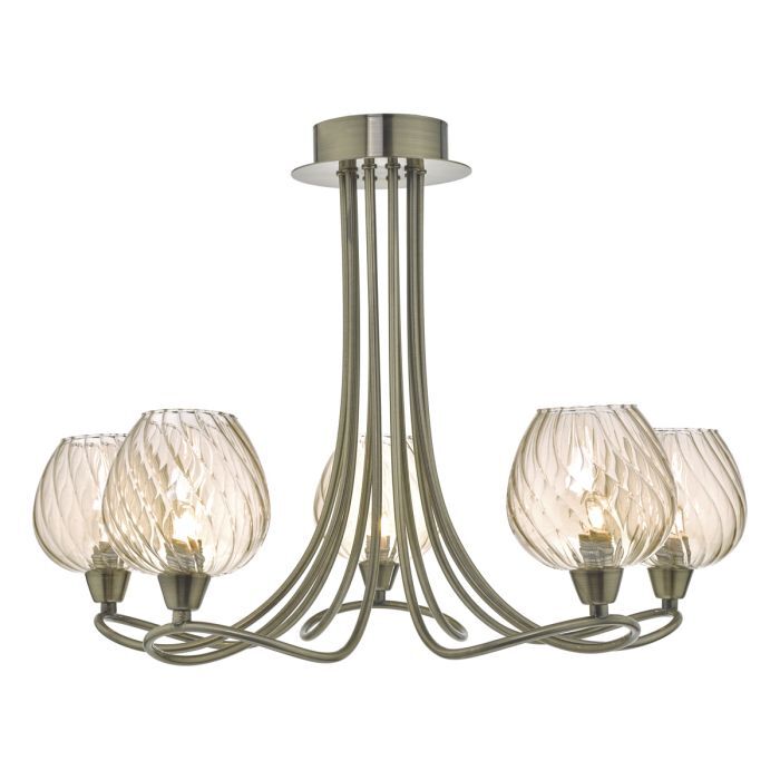 Sivyer 5-Light Semi Flush