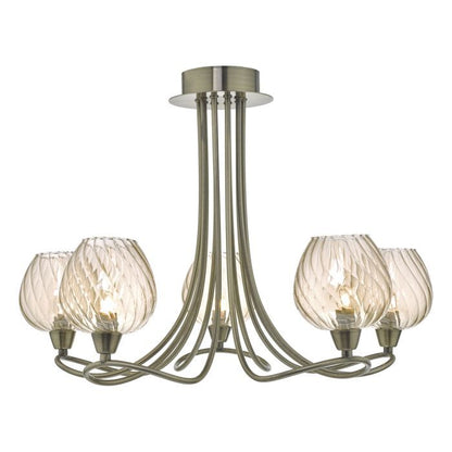 Sivyer 5-Light Semi Flush