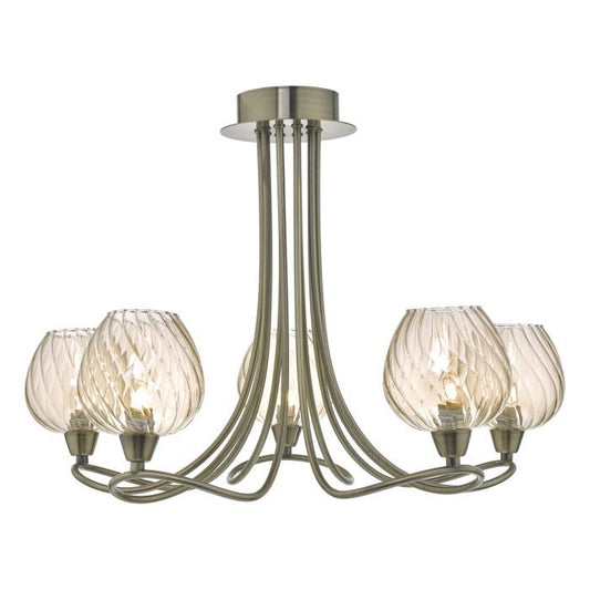 Sivyer 5-Light Semi Flush
