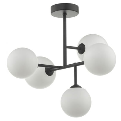 Dar Euan Semi-Flush Ceiling Light