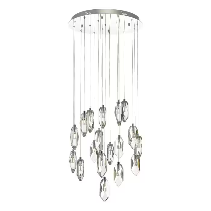 Crystal 18-Light Cluster Pendant