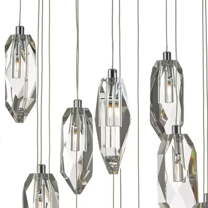 Crystal 18-Light Cluster Pendant