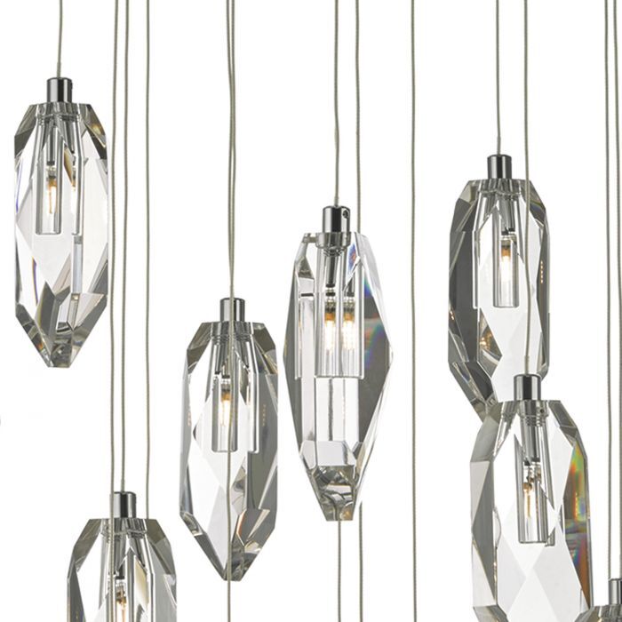 Crystal 18-Light Cluster Pendant