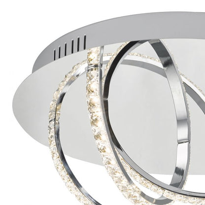 Zancara 4-Light LED Semi Flush