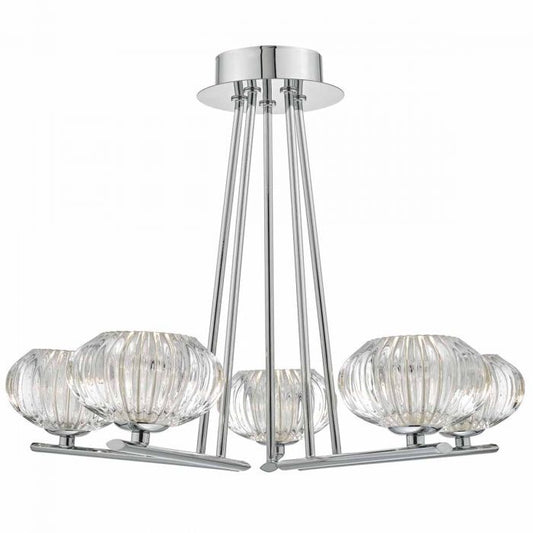 Jensine 5-Light Semi Flush