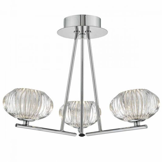Jensine 3-Light Semi Flush