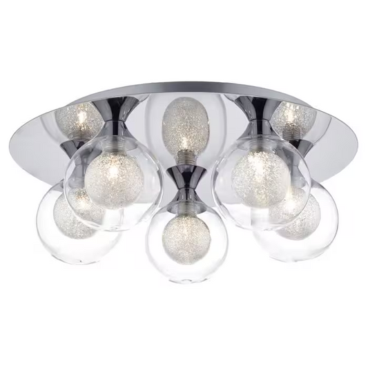 Zeke 5-Light Flush Mount