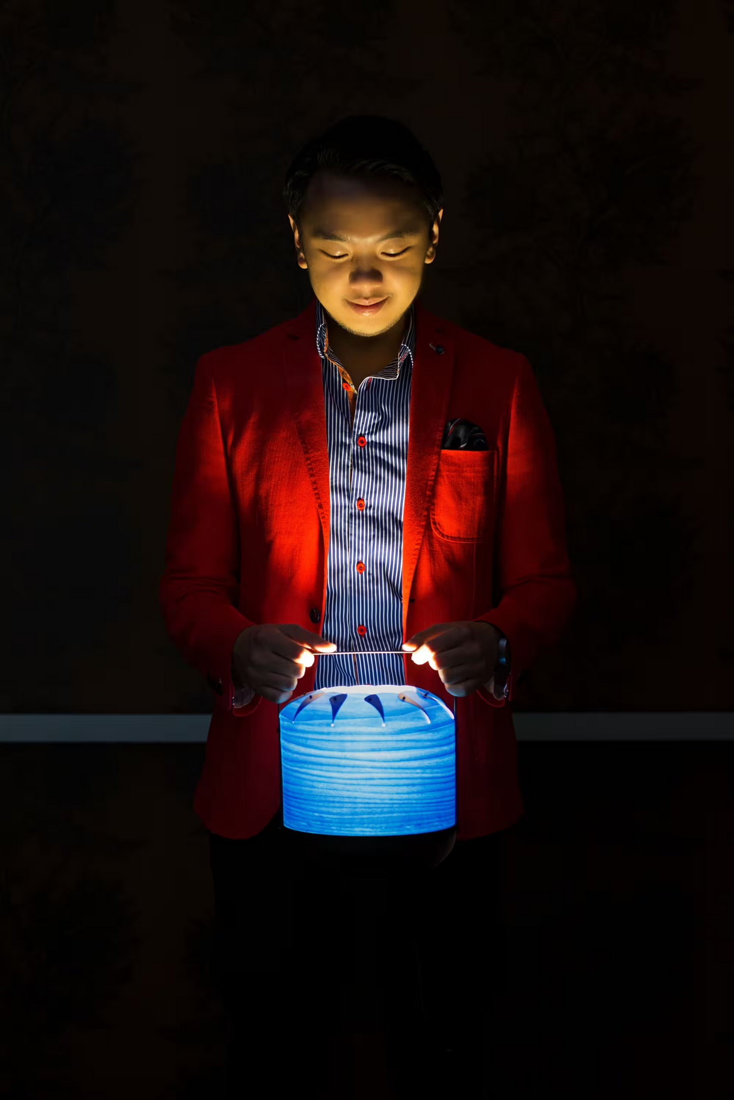 Chou Tall Small Table Lamp