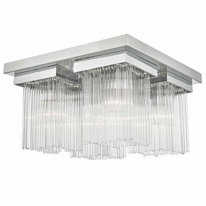 Odette 4-Light Flush Polished Chrome