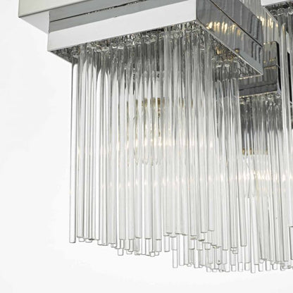 Odette 4-Light Flush Polished Chrome
