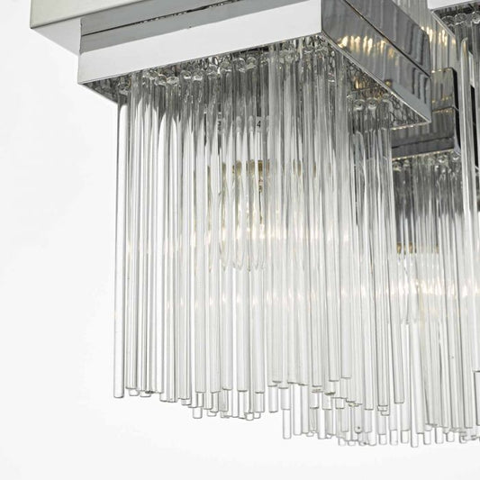 Odette 4-Light Flush Polished Chrome