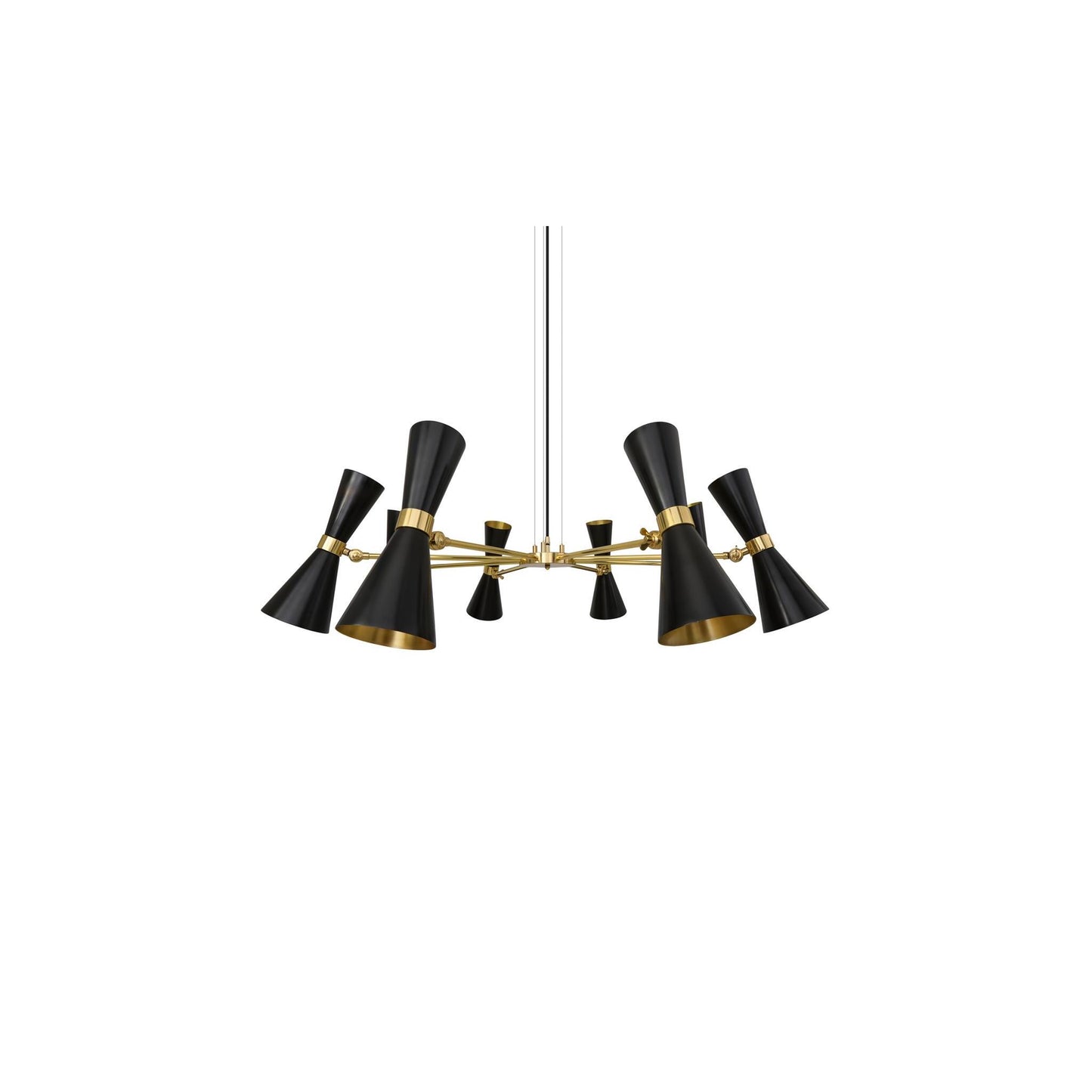Cairo 8-Arm Mid-Century Chandelier