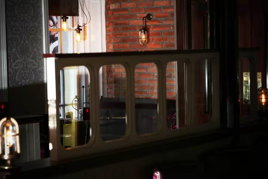 Carac Industrial Well Glass Wall Light