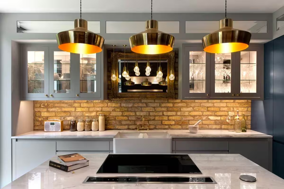 Elegance Brass Pendant