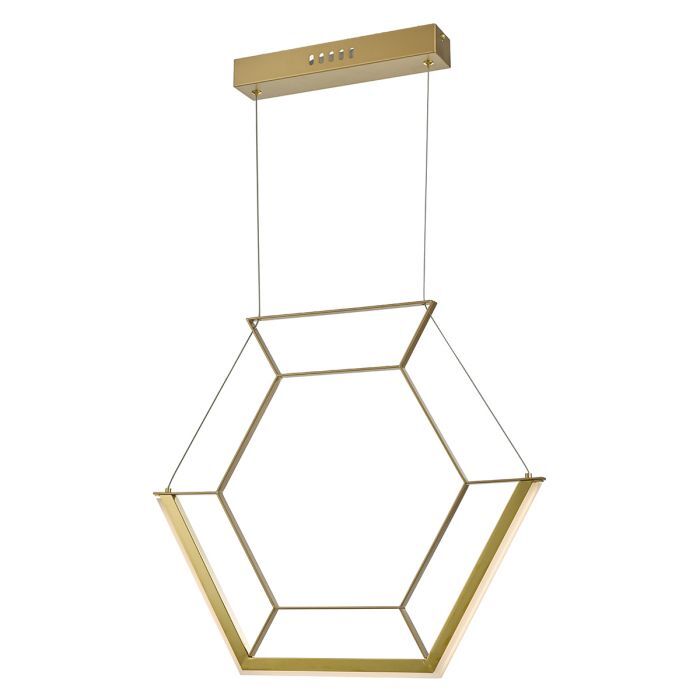 Hexagon 1-Light LED Pendant