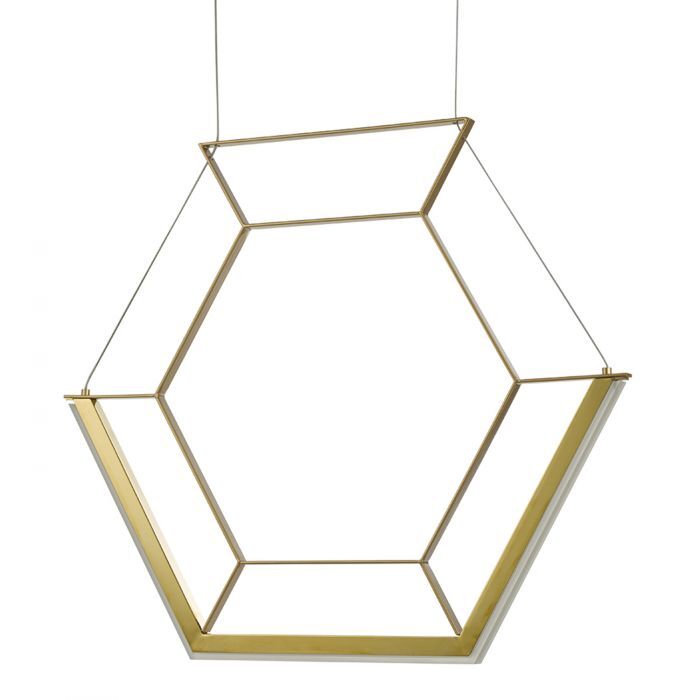 Hexagon 1-Light LED Pendant