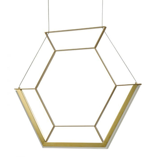 Hexagon 1-Light LED Pendant