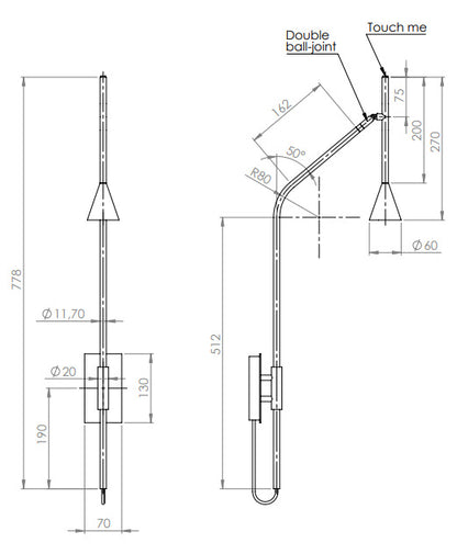 Aromas LYB Wall Light