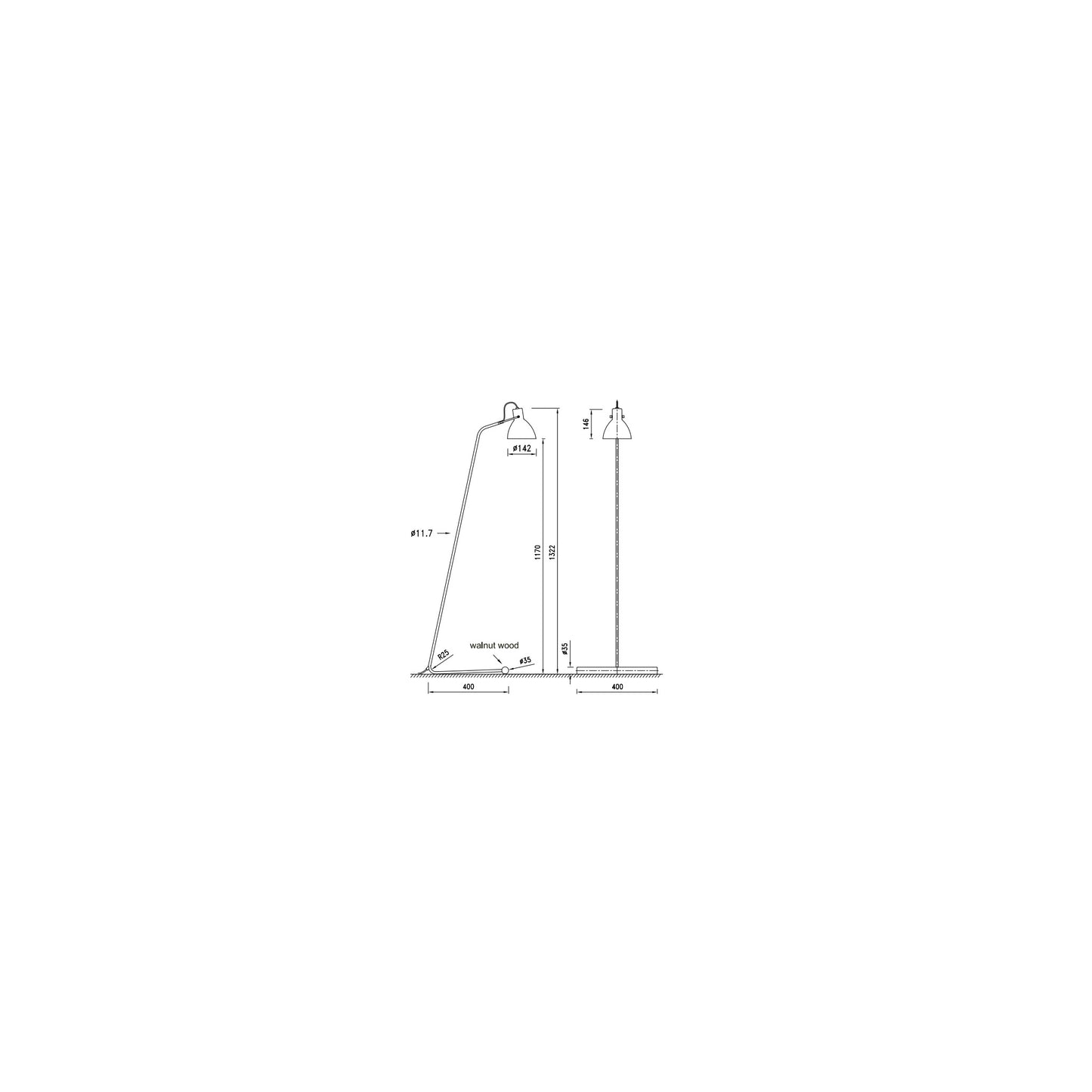 AITO Floor Lamp Matt Black