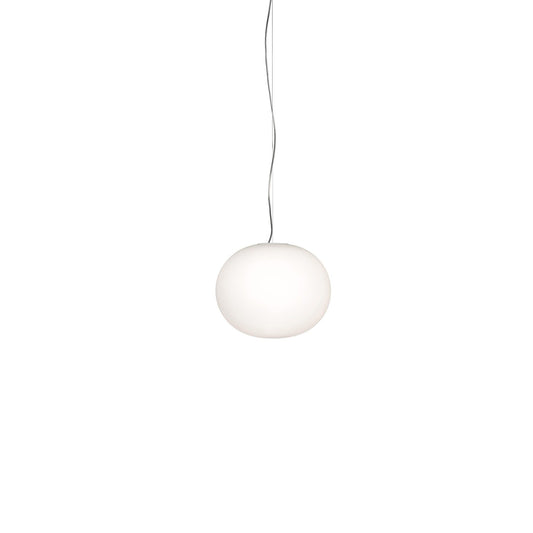 Glo-Ball S1 White Blown Glass Pendant