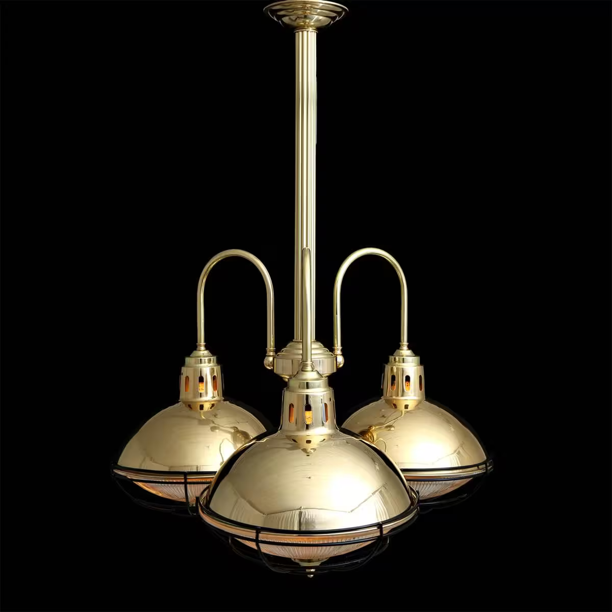 Marlow Cage Lamp Industrial Chandelier