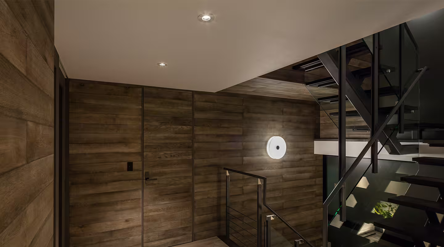 Button Ceiling and Wall Light White