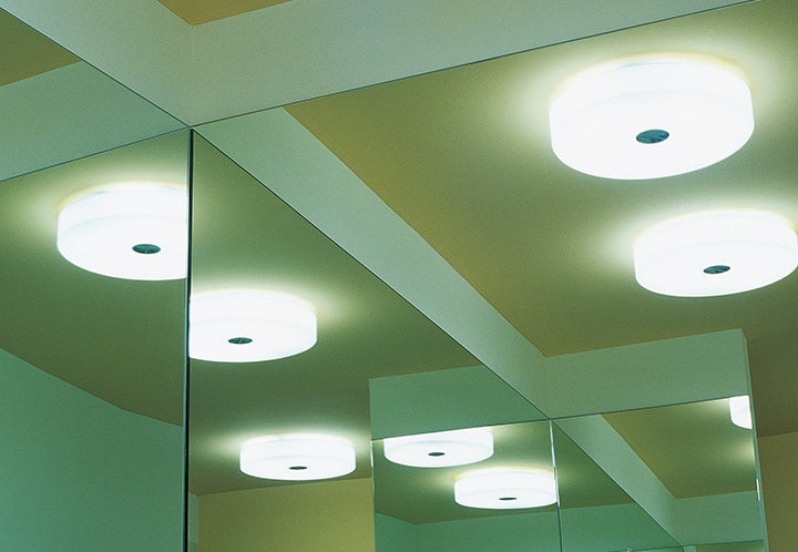 Button Ceiling and Wall Light White