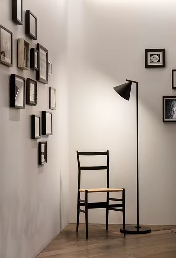Captain Flint Adjustable LED Floor Lamp with Marble Base
