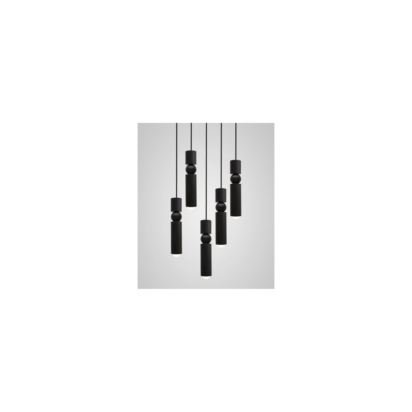 Fulcrum 5 Piece Cluster Pendant 220-240V