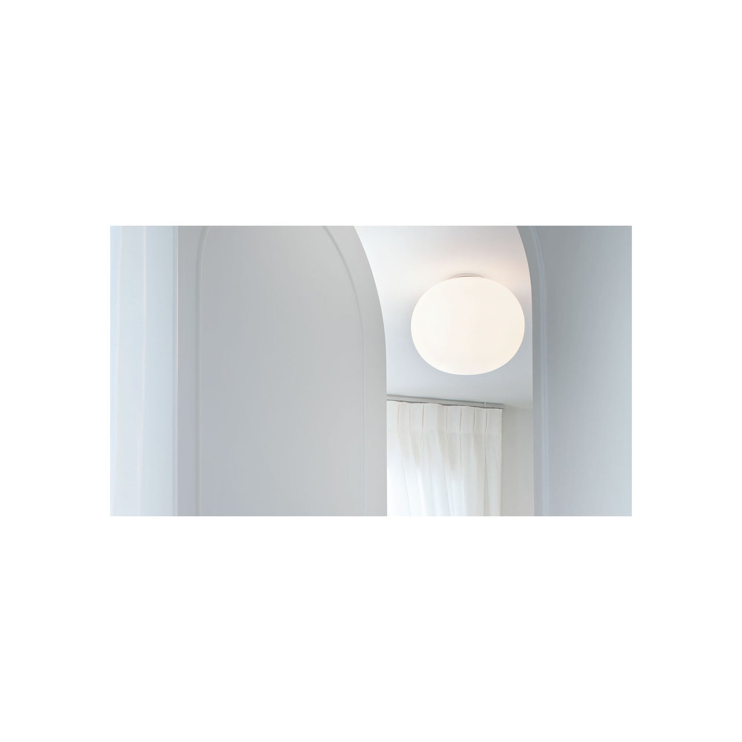 Glo-Ball C1 Ceiling Mounted Diffused Light White