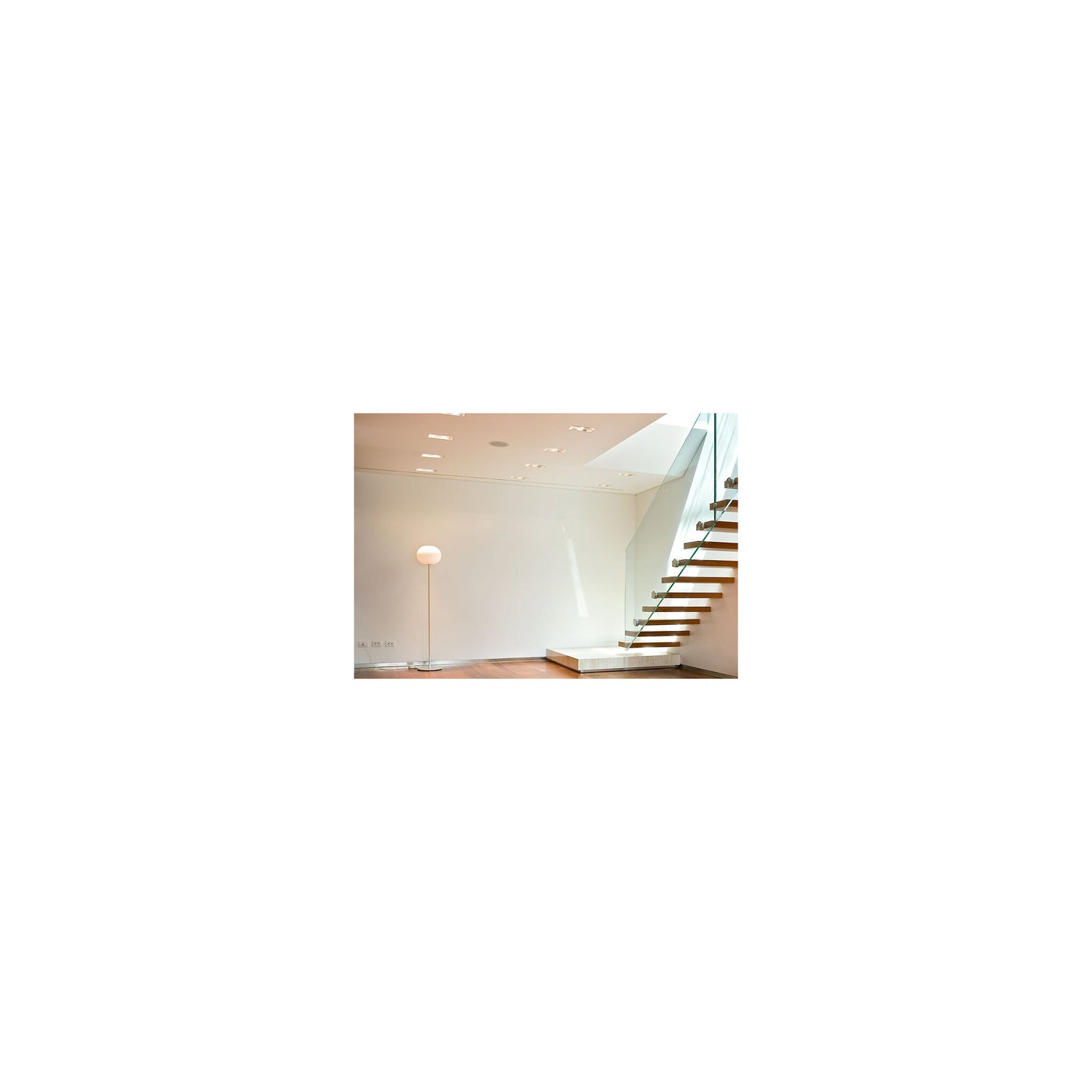 Glo-Ball F1 Floor Lamp with Opal Glass