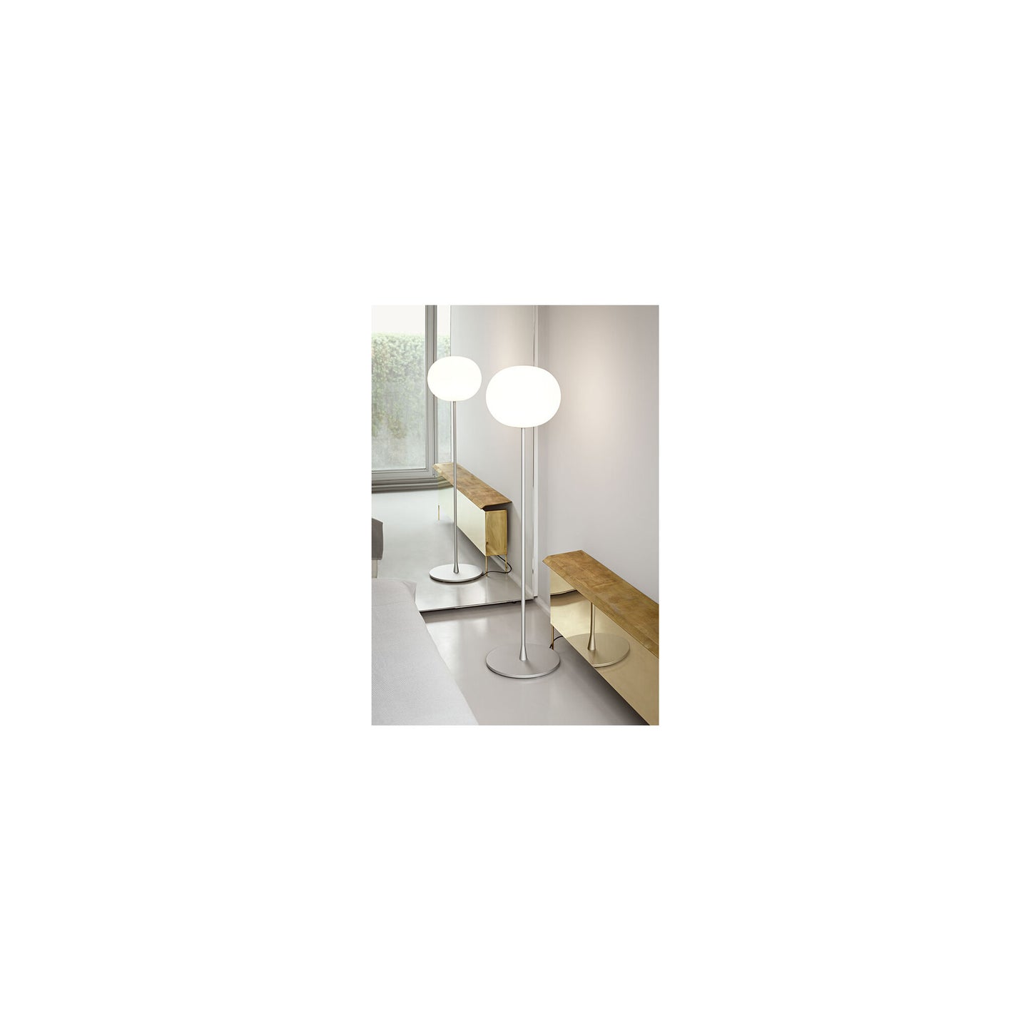 Glo-Ball F2 Floor Lamp with Opal Glass