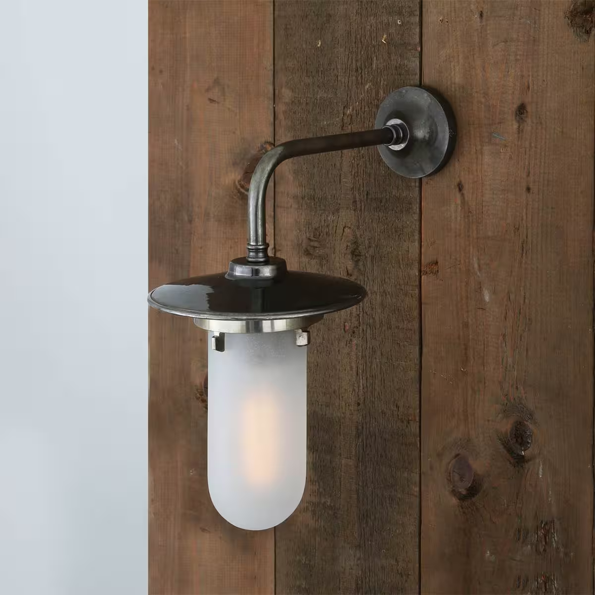 Florin Well Glass Bathroom and Outdoor Wall Light