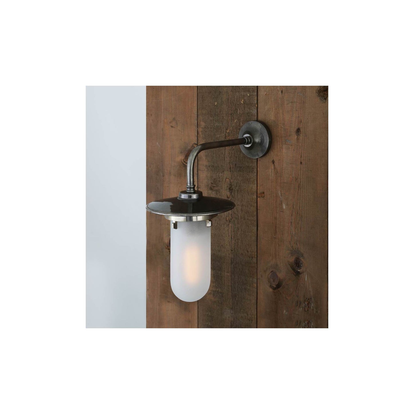 Florin Well Glass Bathroom and Outdoor Wall Light IP65