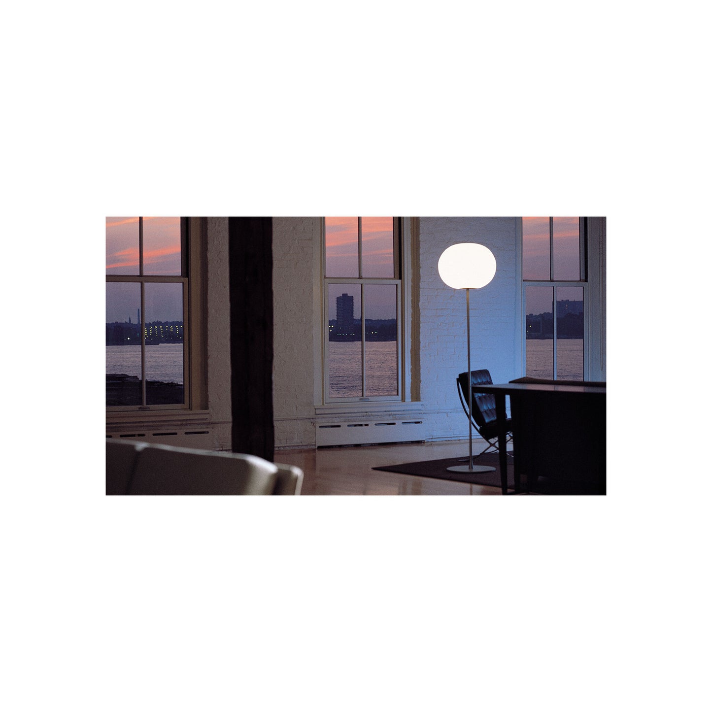 Glo-Ball F3 Floor Lamp with Opal Glass