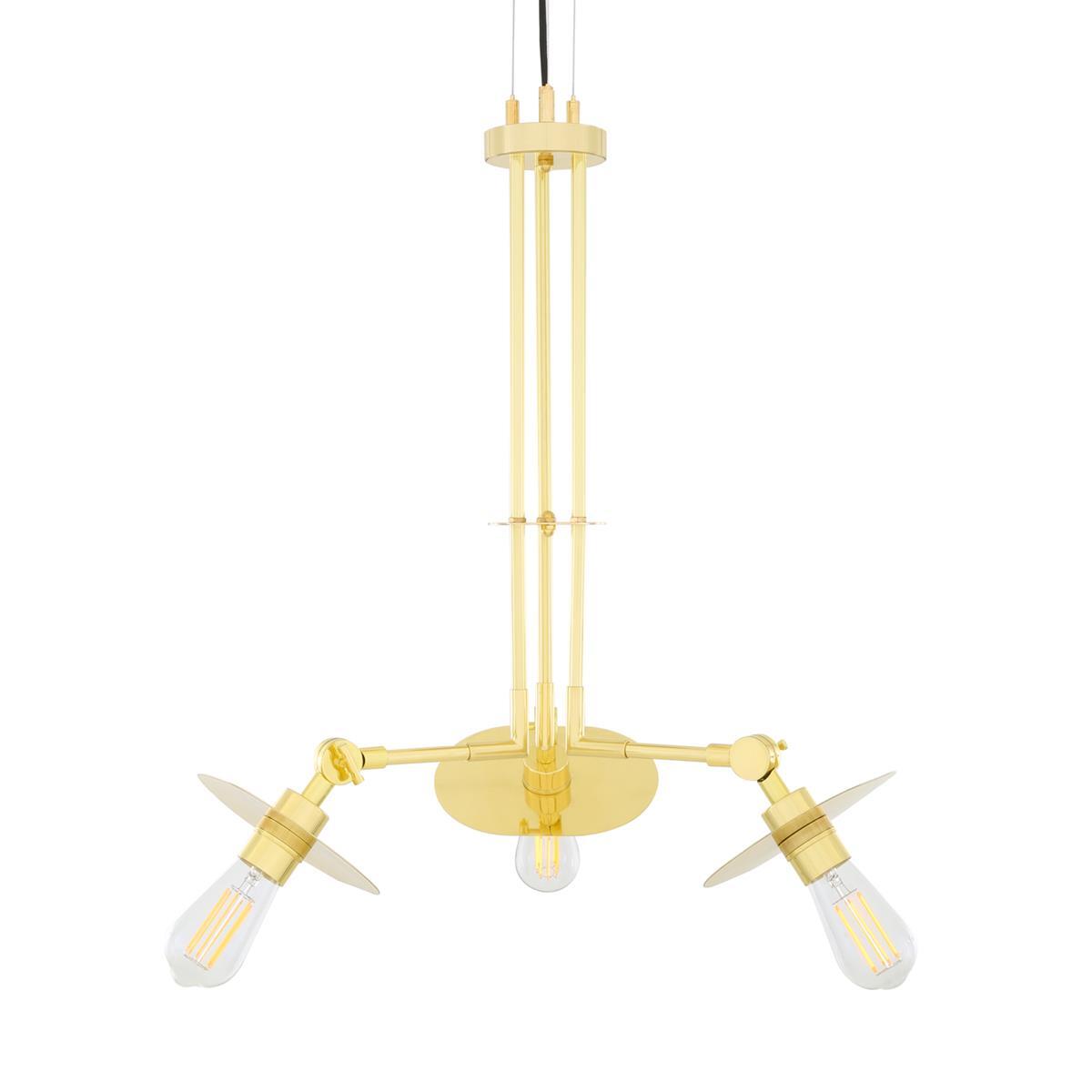 Kalamata 3-Arm Adjustable Chandelier