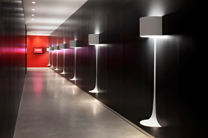 Soft Spun Large Recessed Wall Light