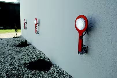 Picto Clear Glass Wall Light